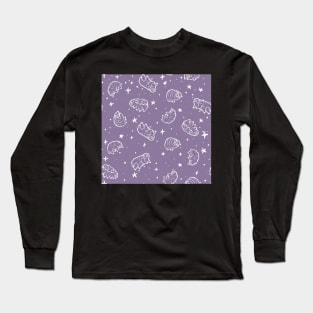 Tardigrades in Space (lavender) Long Sleeve T-Shirt